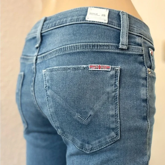 HUDSON JEANS ‘Natalie Mid-Rise Super Skinny Jeans’ in Medium Blue - NWOT - Picture 10 of 13